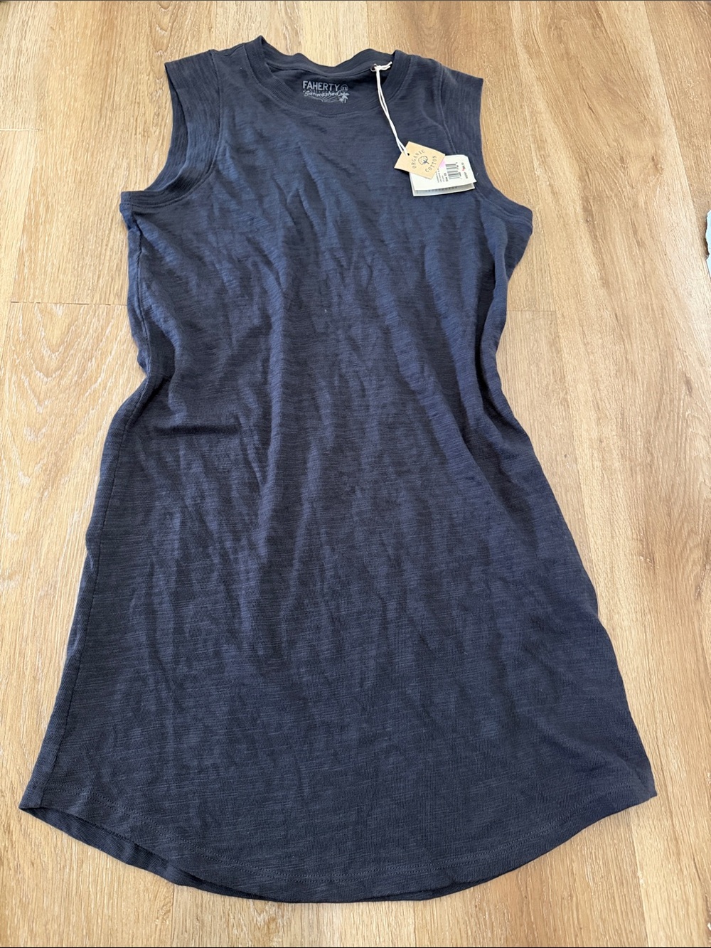 Faherty Sleeveless Ribbed Tank Dress